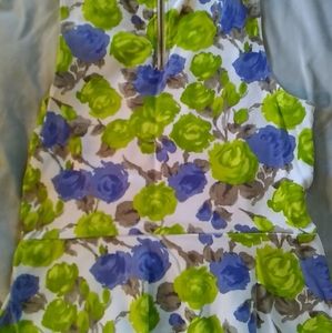 J Crew floral peplum top